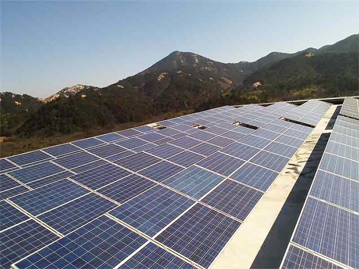 广西桂林市太阳能光伏板工程案例
